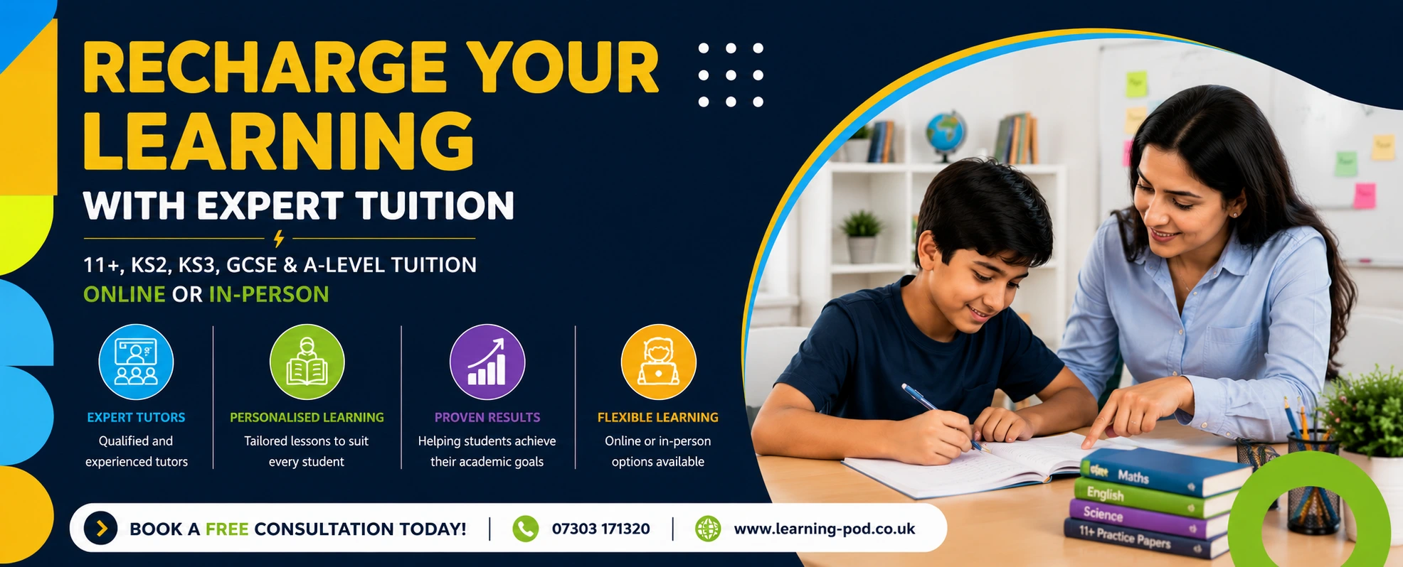 11+, GCSE and A level Tutions
